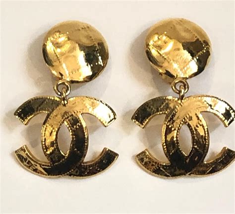 chanel drop dangle earrings|chanel earrings outlet.